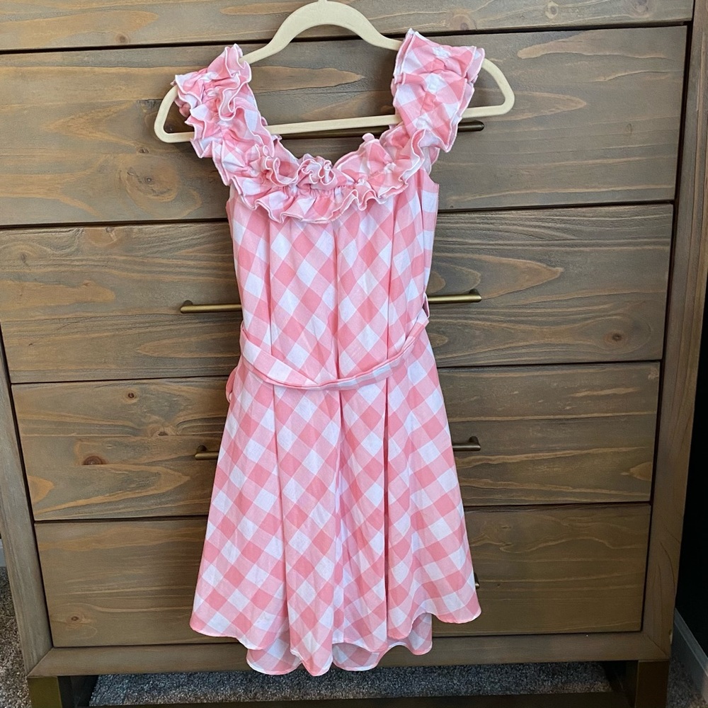 Anthropologie Steele Pink Gingham Dress - Picture 10 of 10